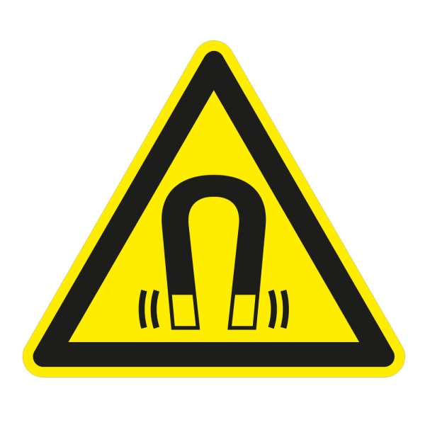 Warning of magnetic field